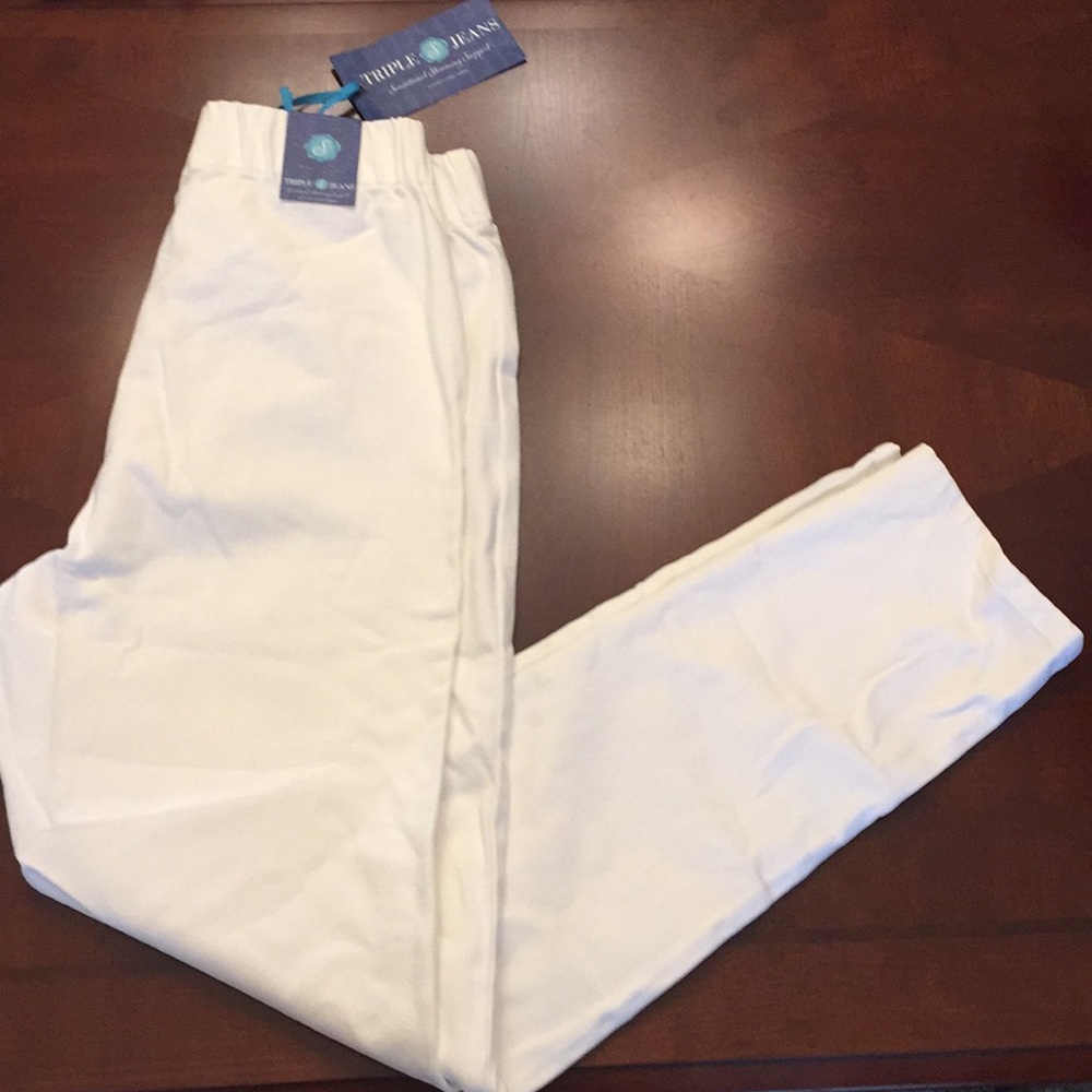 Stretch fit, Soft Surroundings jeans.
